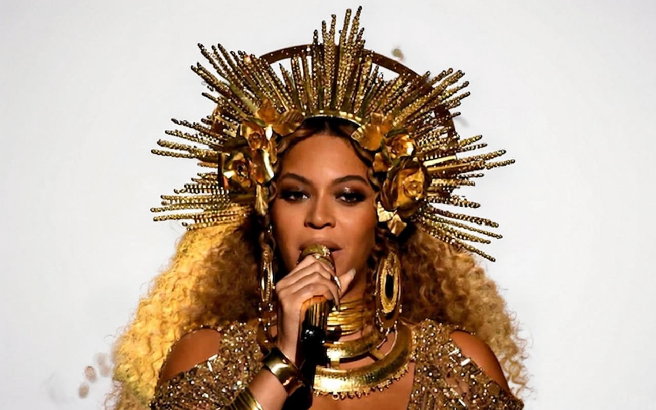 Beyonce net worth explained with symbols of touring revenue, music catalog royalties, and business brands.