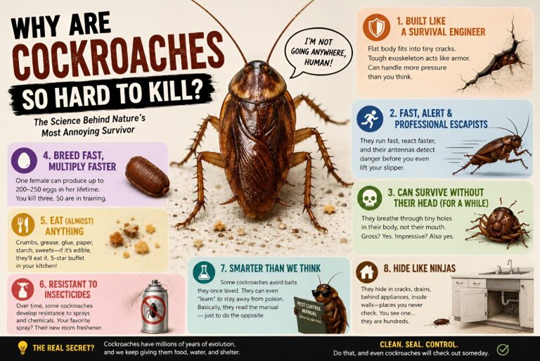 why are cockroaches so hard to kill