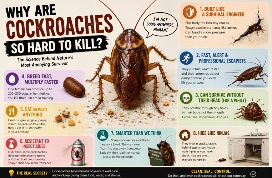 why are cockroaches so hard to kill